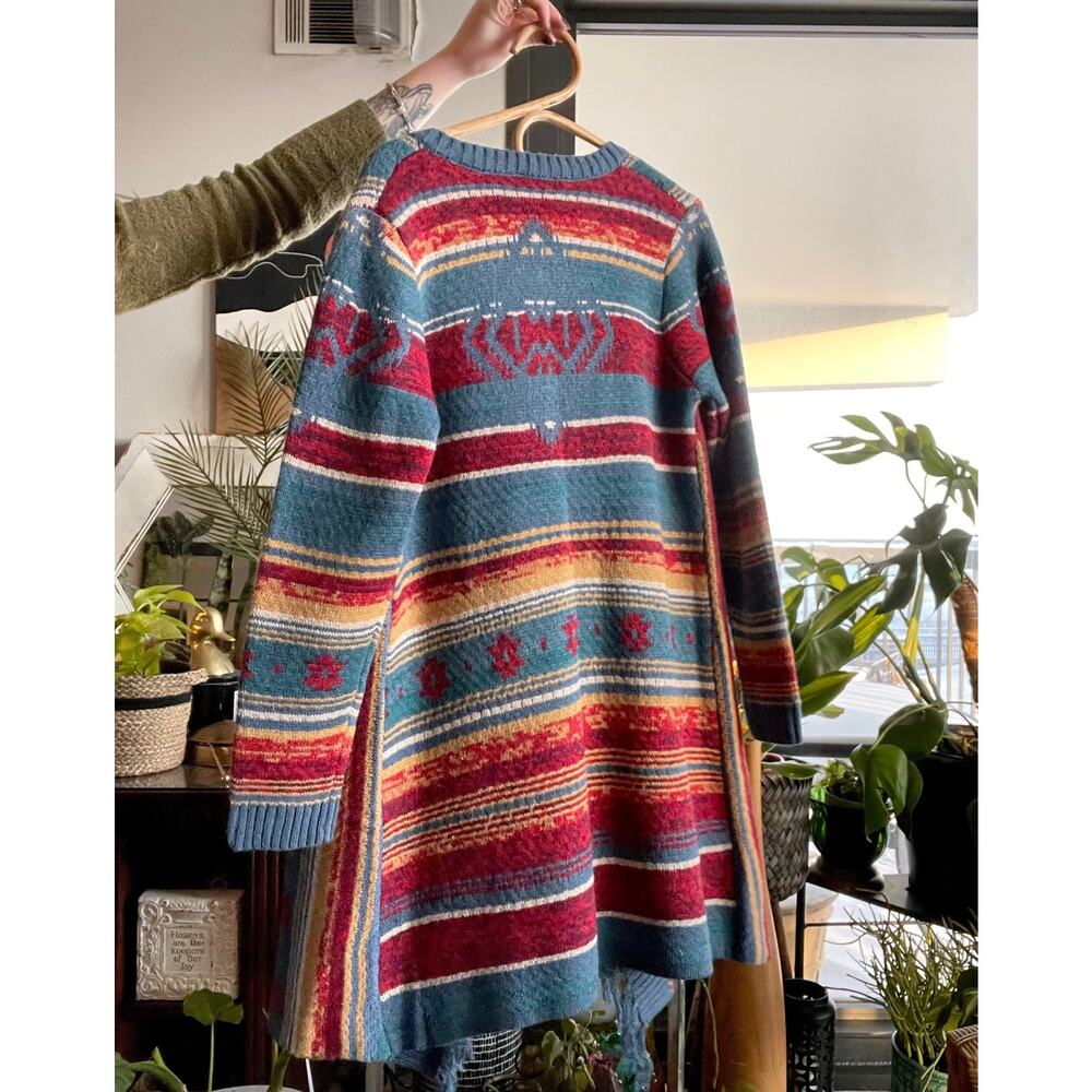 NWT Wrangler Western Aztec Duster Size Small